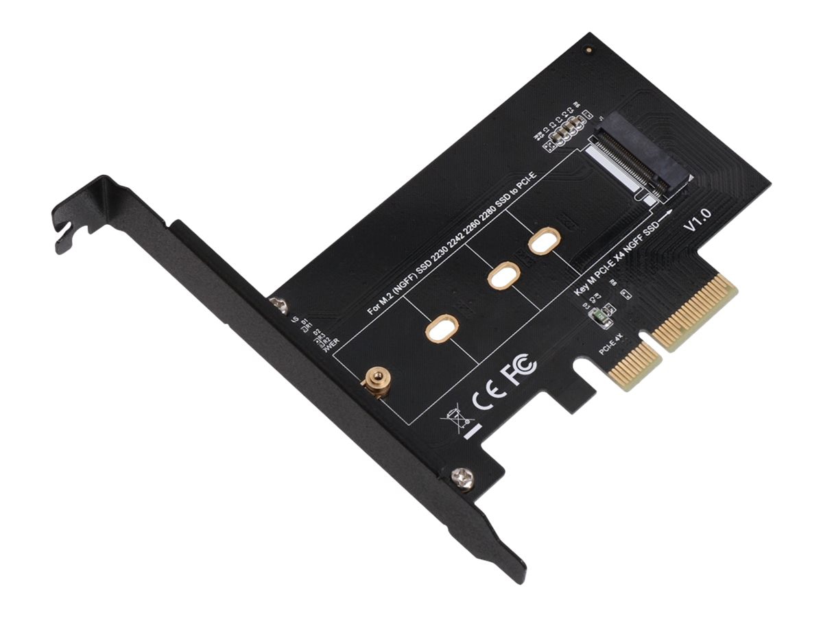 SIIG M.2 NGFF SSD PCIe Card Adapter - storage controller M.2 Card - PCIe 3.0 x16 - SC-M20014-S1 - Storage Mounts & Enclosures - CDW.com