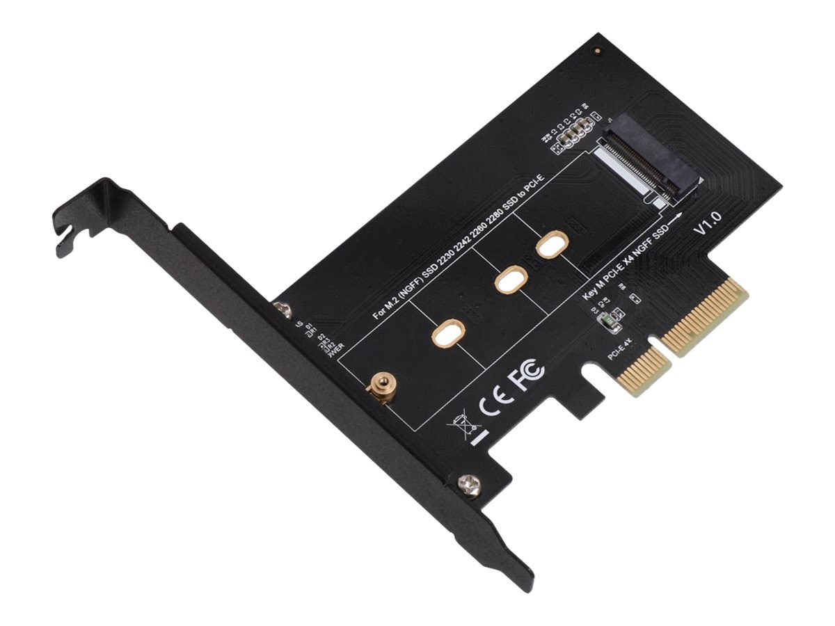 SIIG M.2 NGFF SSD PCIe Card Adapter - storage controller - M.2 Card - PCIe 3.0 x16