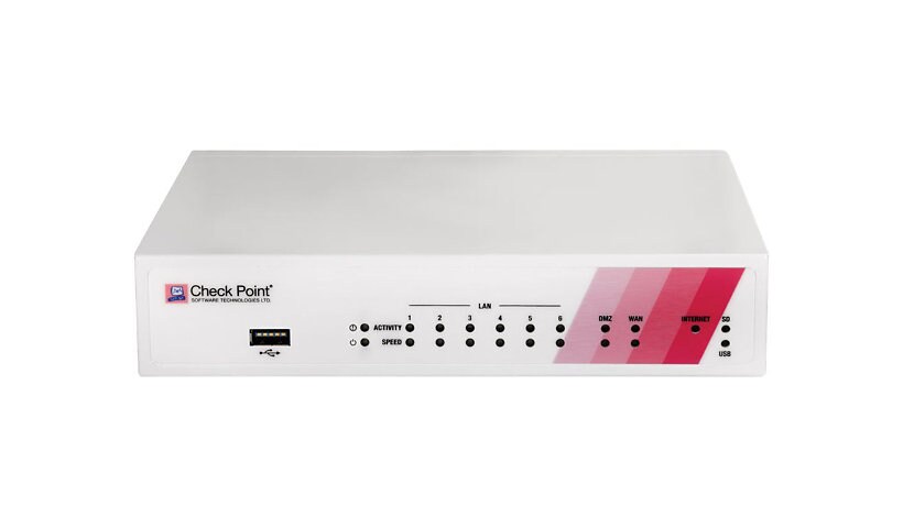 Check Point 730 Appliance Next Generation Threat Prevention and SandBlast - security appliance - with 3 years Standard