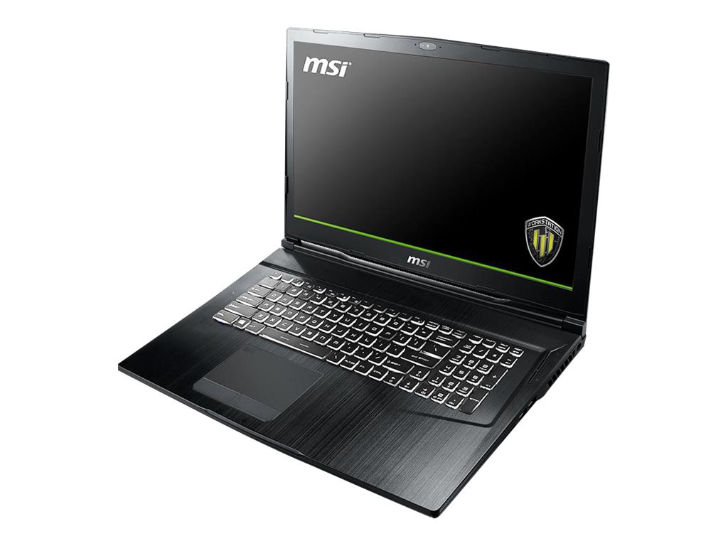MSI WE73 8SK 293 - 17.3" - Xeon E-2176M - 32 GB RAM - 512 GB SSD
