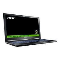 MSI WS63 8SL 015 - 15.6" - Core i7 8750H - 32 GB RAM - 512 GB SSD + 2 TB HDD