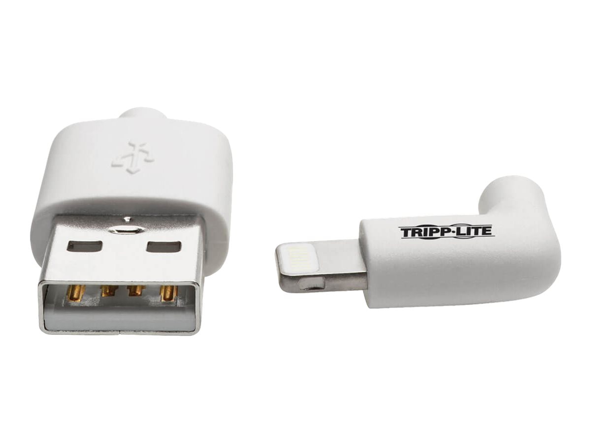 Eaton Tripp Lite Series USB-A to Right-Angle Lightning Sync/Charge Cable - Thumbnail 2