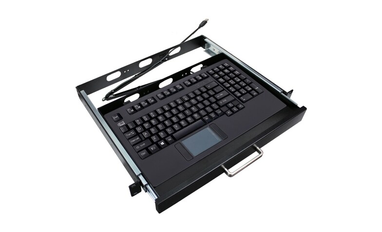 Adesso Touchpad Keyboard with Rackmount - AKB-425UB-MRP