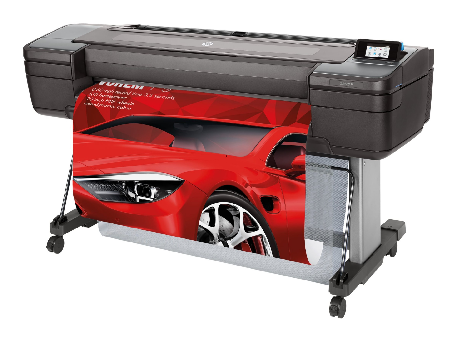 Thumbnail 3 of 21 for HP Designjet Z6 PostScript Inkjet Large Format Printer - 44" Print Width - Color