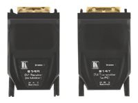 Kramer 614R/T Single-Fiber Detachable DVI Optical Transmitter & Receiver -