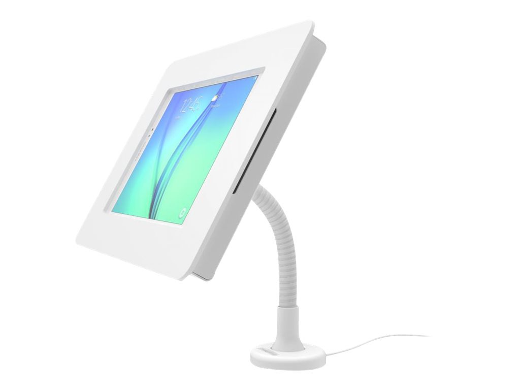 Compulocks Rokku Flex Arm - iPad 9.7" / Galaxy Tab A 9.7" / S2 9.7" / S3 9.7" Counter Top Kiosk - White - mounting kit