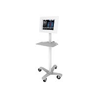 Compulocks Space Rise Freedom iPad 9.7" Floor Stand White - cart - for tabl