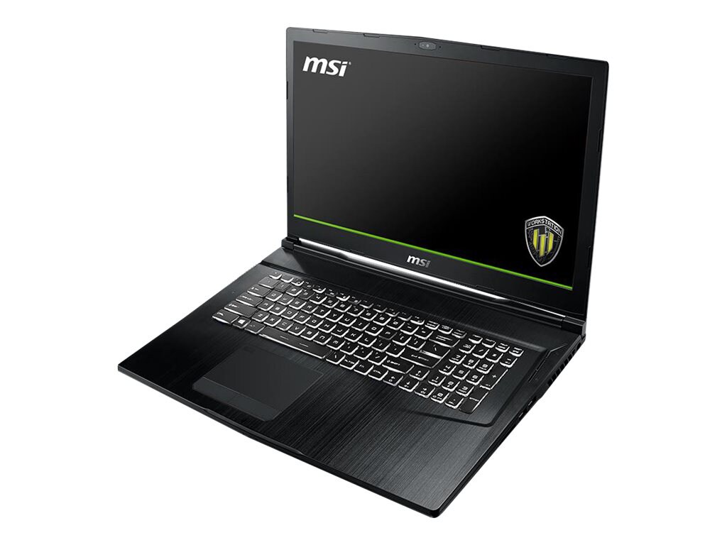 MSI WE63 8SJ 233 - 15.6" - Core i7 8750H - 16 GB RAM - 256 GB SSD