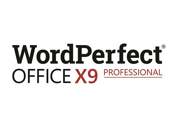 COREL WORDPERFECT OFFICE X9 PRO LIC