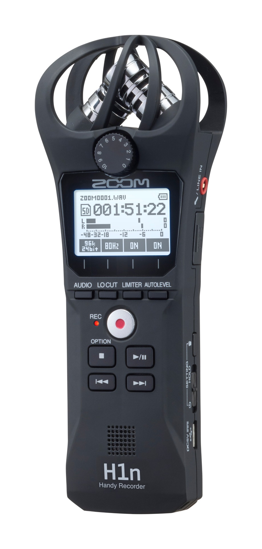 Zoom H1n 2018 Model 1.25" LCD Handy Recorder