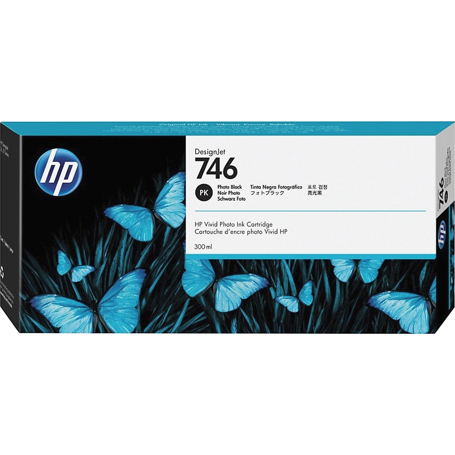 Thumbnail 2 of 2 for HP 746 (P2V82A) Original Inkjet Ink Cartridge - Photo Black - 1 Each