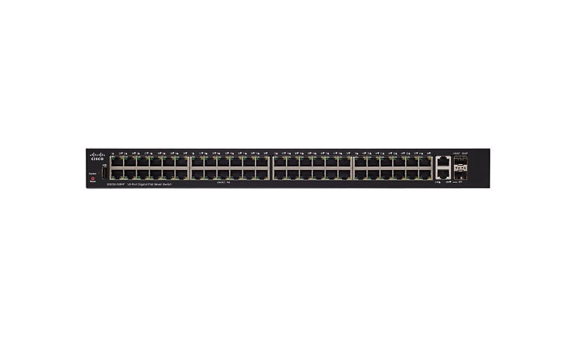 Cisco 250 Series SG250-50HP Smart Switch - 50 Ports - Rack Mountable