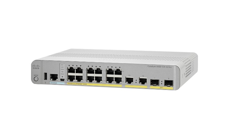 中古品 Cisco WS-C3560CX-12PD-S Cisco Catalyst 3560CX-12PD-S - switch - 12 ports - managed - rack