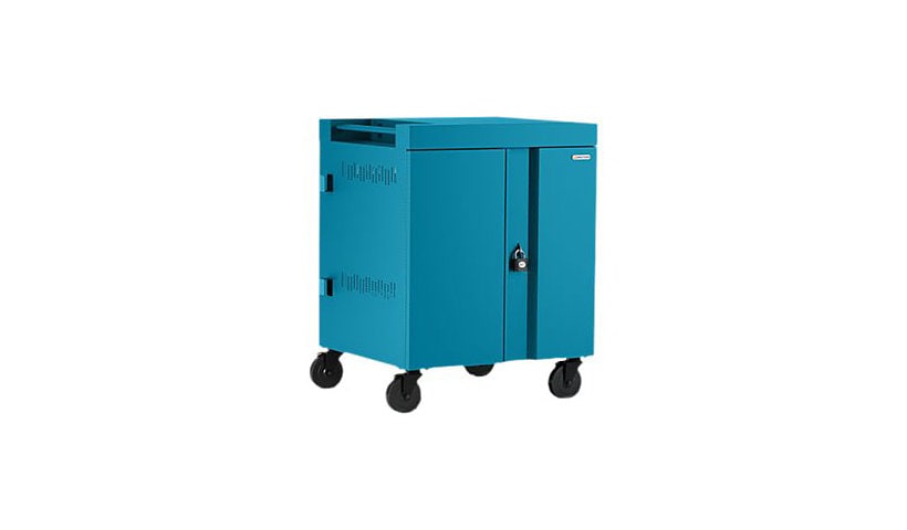Bretford Cube cart - for 32 netbooks/tablets - pacific blue