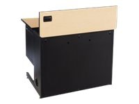 Spectrum Flex Insight - workstation - rectangular - graphite talc