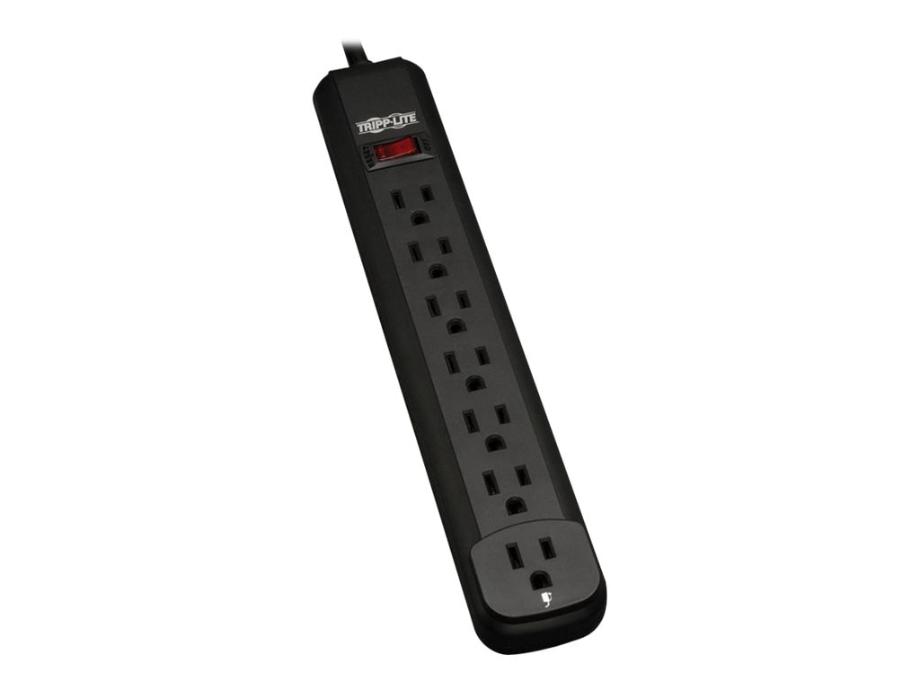 Spectrum 7-Outlet Surge Suppressed Power Strip with 12' Cord