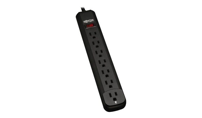 Spectrum 7-Outlet Surge Suppressed Power Strip with 12' Cord