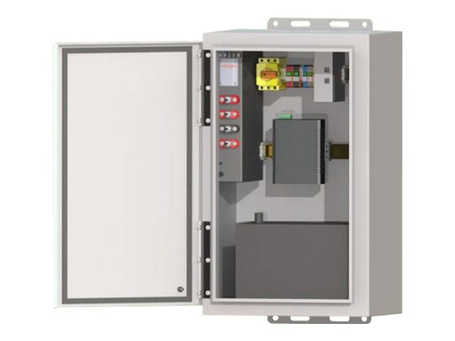 Ventev Outdoor Multi-Port Power Extender with PoE for Light Poles with Inte