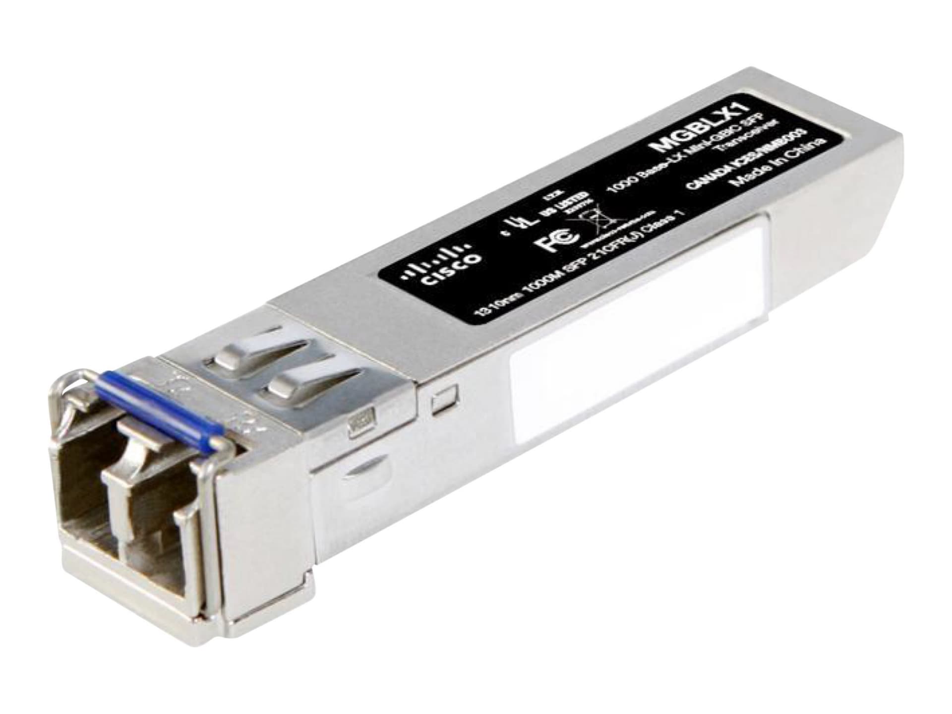 Cisco Small Business MGBLX1 - SFP (mini-GBIC) transceiver module - 1GbE