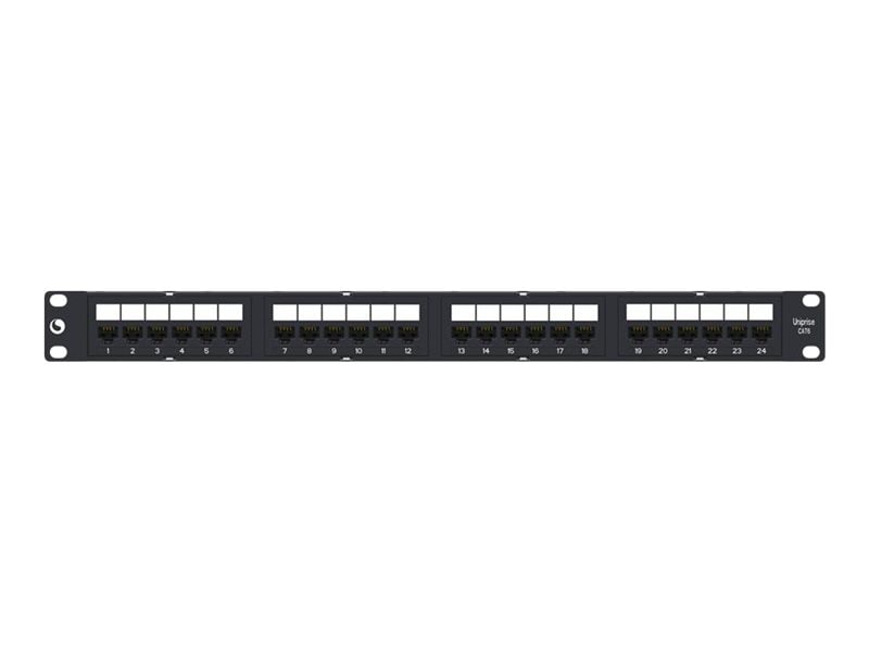 Uniprise UNP-6-DM-1U-24 - patch panel - 1U - 19"