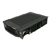 StarTech.com Black 3.5in IDE Hard Drive Mobile Rack for 5.25in Bay 2x fan - storage mobile rack