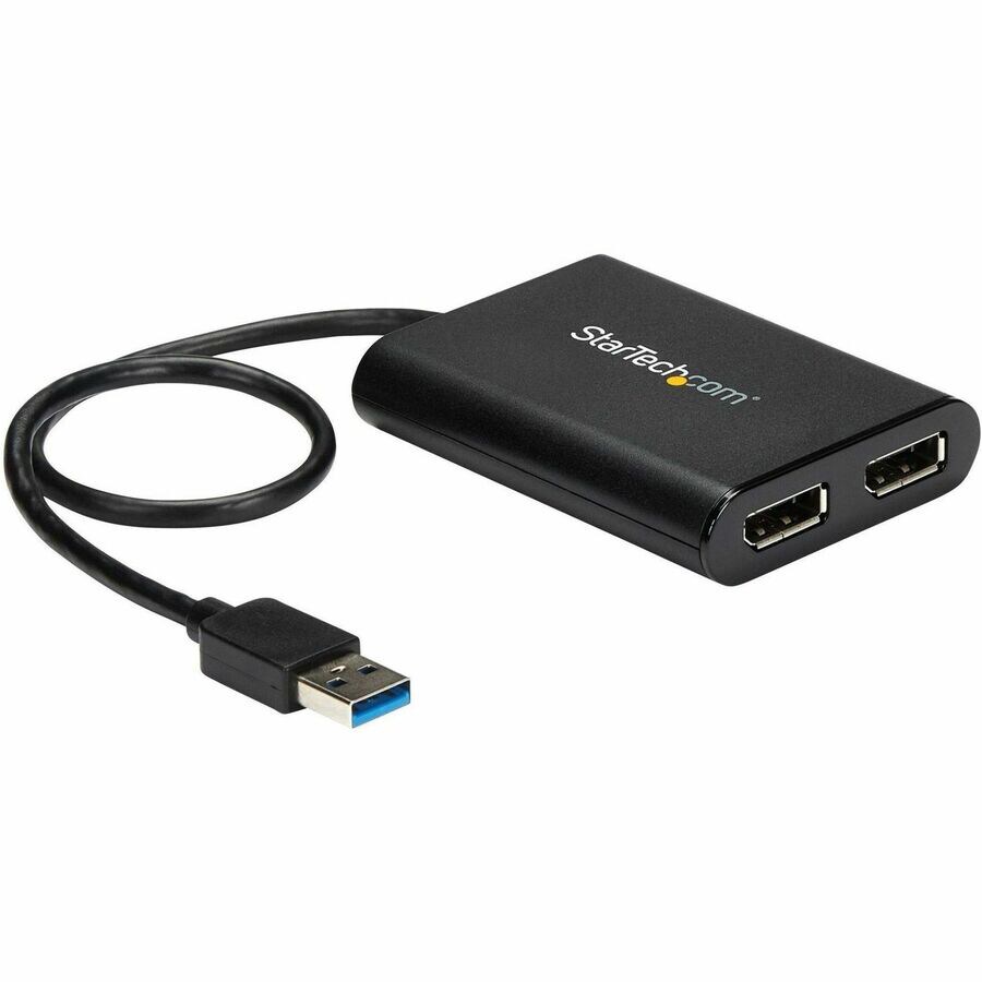 StarTech.com USB to Dual Monitor DisplayPort Adapter - 4K 60Hz - USB 3.0  5Gbps - DisplayLink Cert. - Limited stock,