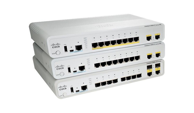 Cisco Catalyst Compact 2960CG-8TC-L - switch - 8 ports - managed