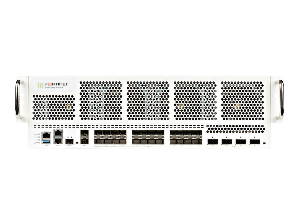 Fortinet FortiGate 6300F - UTM Bundle - security appliance - with 1 year FortiCare 24X7 Service + 1 year FortiGuard
