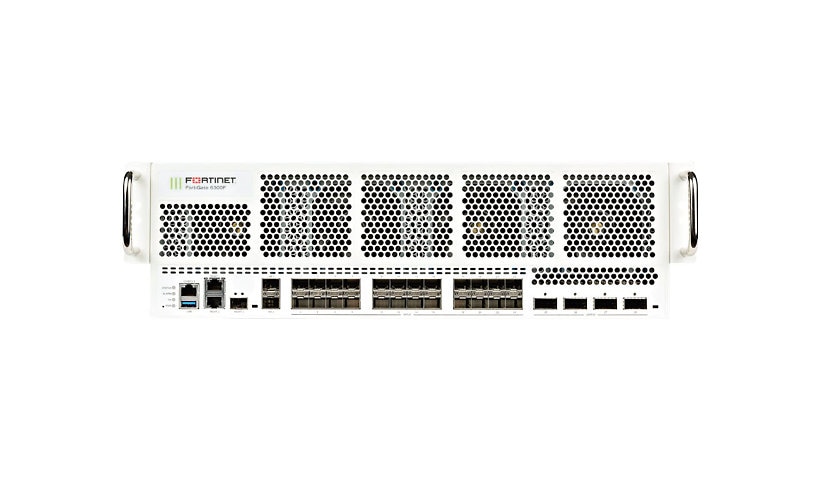Fortinet FortiGate 6300F - UTM Bundle - security appliance - with 1 year FortiCare 24X7 Service + 1 year FortiGuard