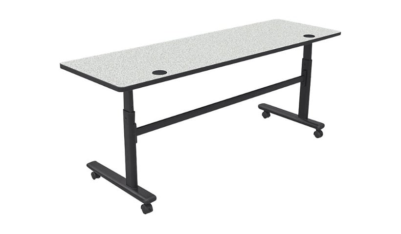 Balt 60X24" Height Adjustable Sit/Stand Flipper Table with Whiteboard Top