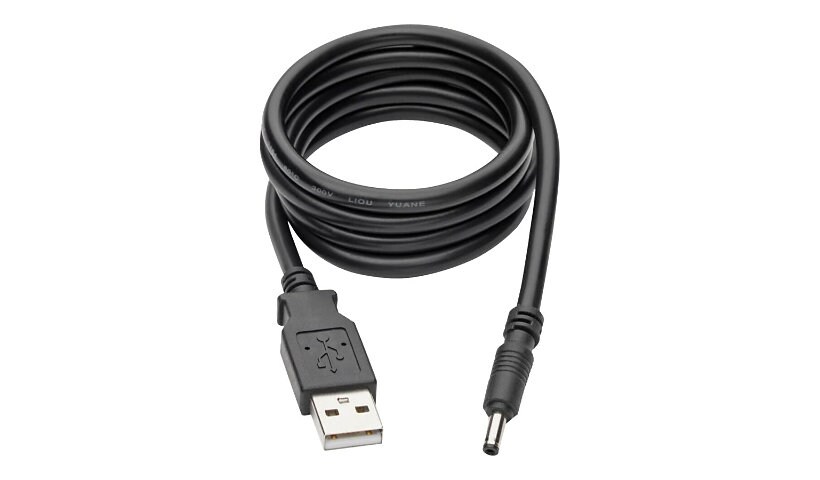 Tripp Lite USB to DC Power Cable M/M USBA to 3.5 x 1.35mm DC Barrel 3ft
