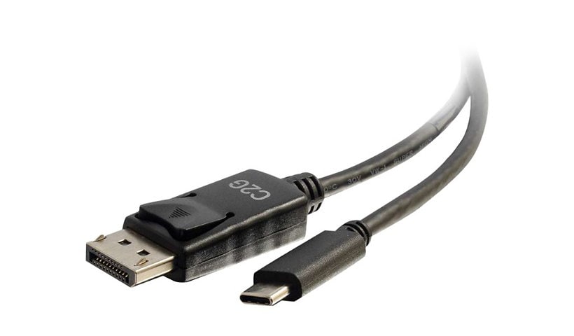 C2G 6ft USB C to DisplayPort Cable - 4K 30Hz - external video adapter - black