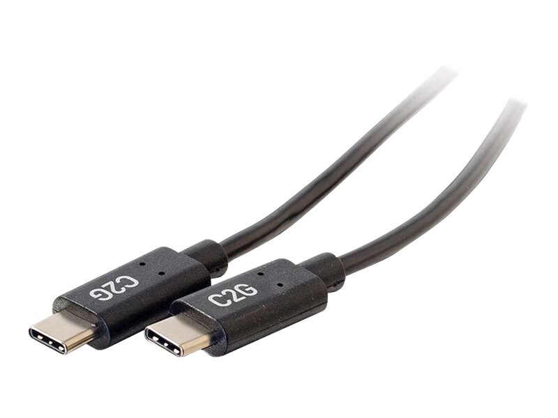C2G 6ft USB C Cable - USB C to USB C Cable - USB C 2,0 3A - 480 Mbps - M/M