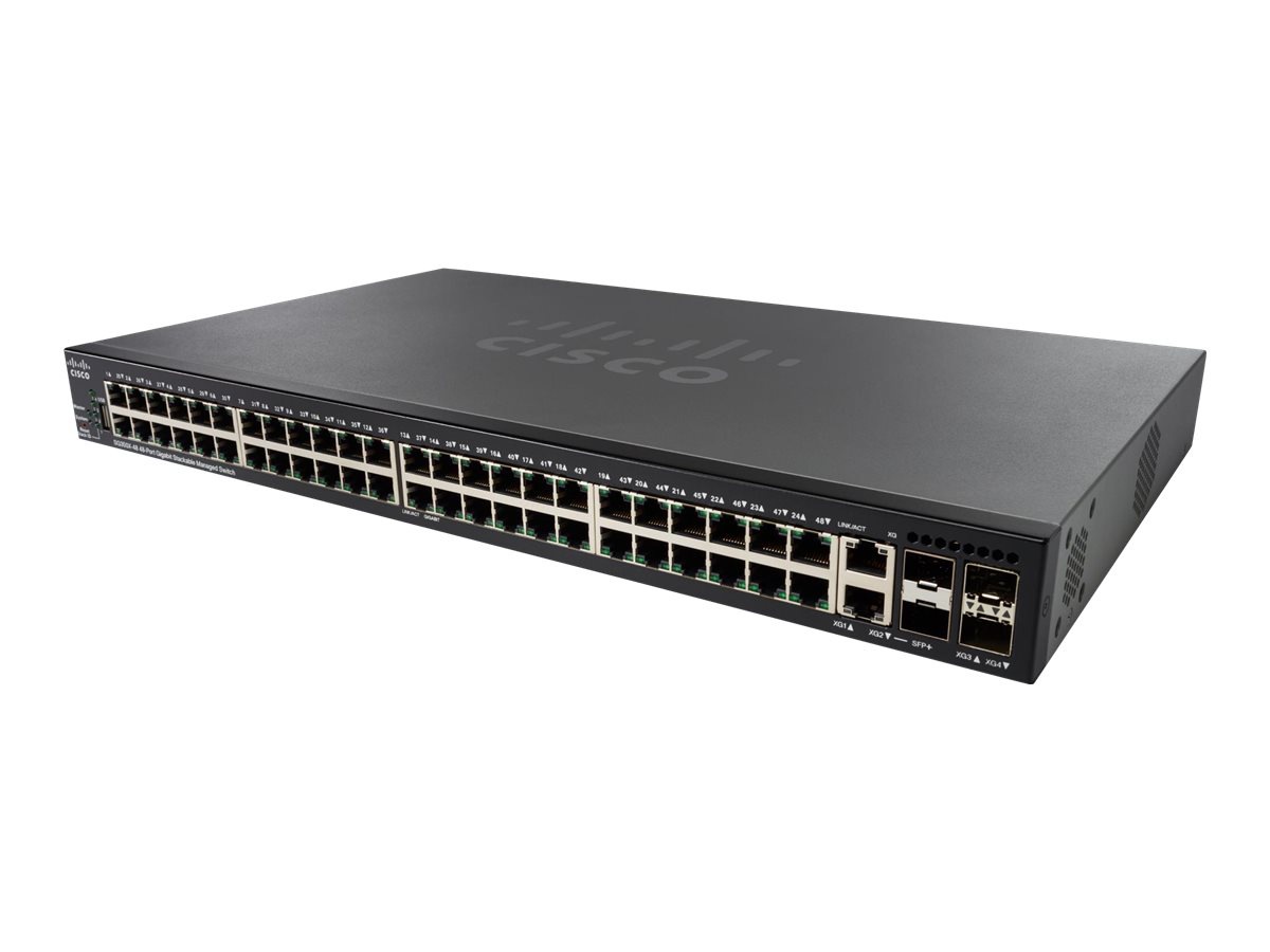 Cisco Small Business SG350X-48 - switch - 48 ports - managed - rack-mountab