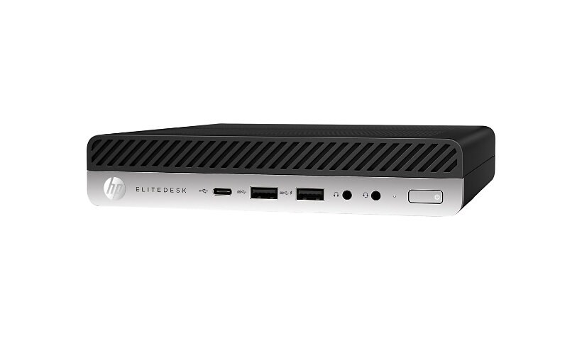 HP EliteDesk 800 G4 - mini desktop - Core i5 8500T 2.1 GHz - vPro - 8 GB - SSD 256 GB - US