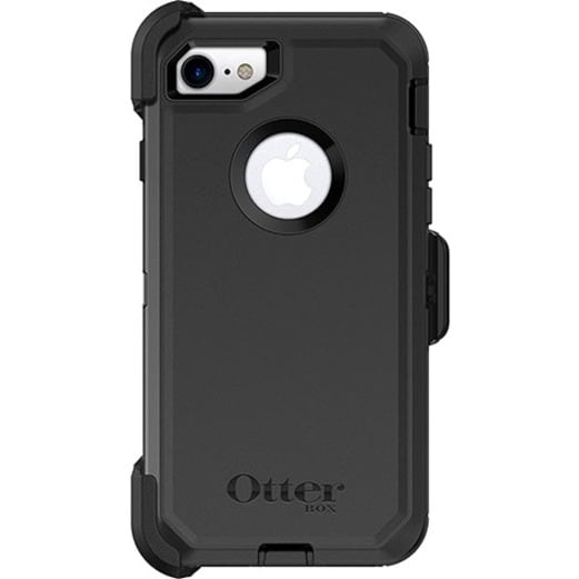 OtterBox Defender Rugged Carrying Case (Holster) Apple iPhone 7, iPhone 8,  iPhone SE 2, iPhone SE 3 Smartphone - Black