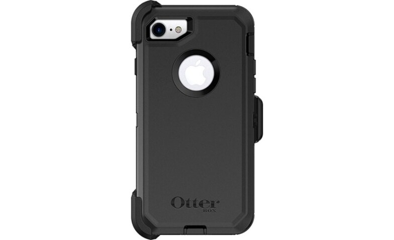 OtterBox Defender Rugged Carrying Case (Holster) Apple iPhone 7, iPhone 8,  iPhone SE 2, iPhone SE 3 Smartphone - Black