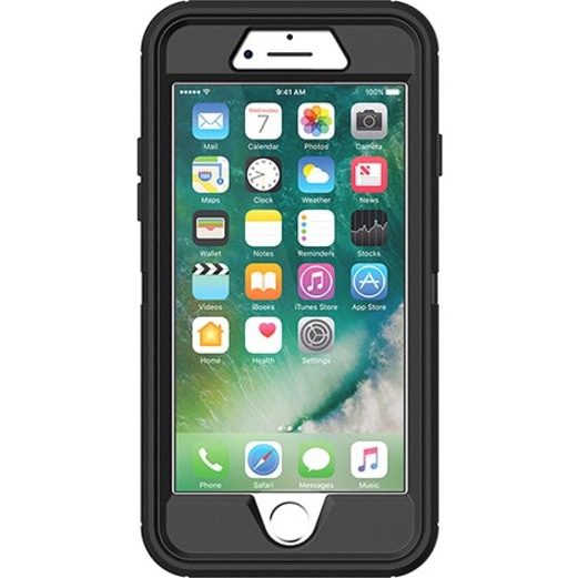 Thumbnail 5 of 12 for OtterBox Defender Rugged Carrying Case (Holster) Apple iPhone 7, iPhone 8, iPhone SE 2, iPhone SE 3 Smartphone - Black
