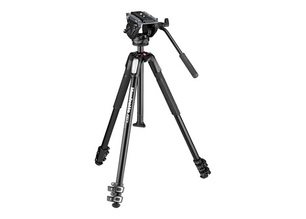 MANFROTTO 3-SECTION TRIPOD+MVH500AH