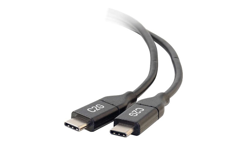 C2G 10ft USB C Cable - USB C to USB C Cable - USB C 2,0 5A - 480 Mbps - M/M - USB-C cable - 24 pin USB-C to 24 pin USB-C