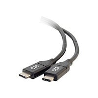 C2G 10ft USB C Cable - USB C to USB C Cable - USB C 2.0 5A - 480 Mbps - M/M - USB-C cable - 24 pin USB-C to 24 pin USB-C