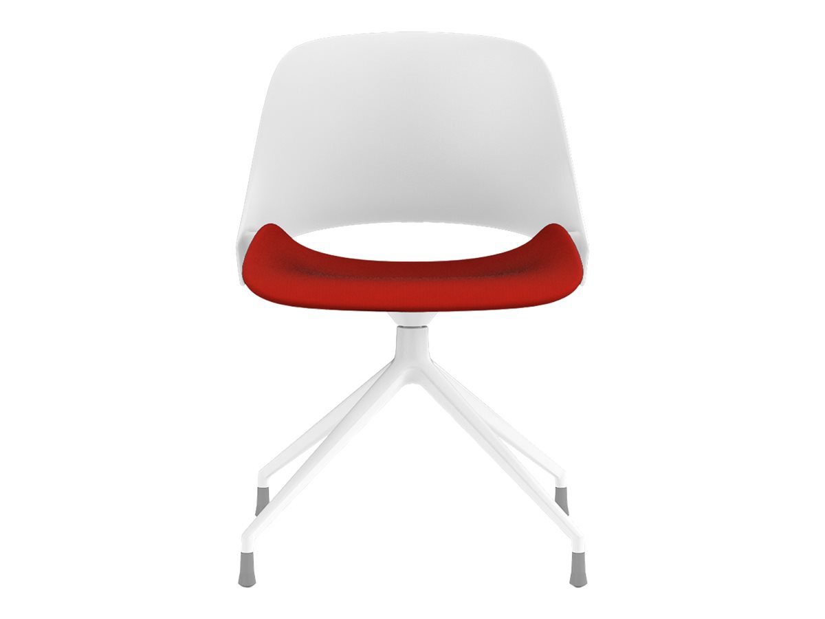 Humanscale Trea Chair Four Star Base - Parma Red/White