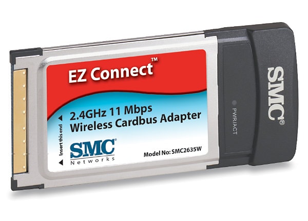 SMC EZ Connect 2.4GHz 11Mbps Wireless Cardbus Adapter