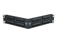 NETCONNECT SL Series Angled - patch panel - 2U - 19"