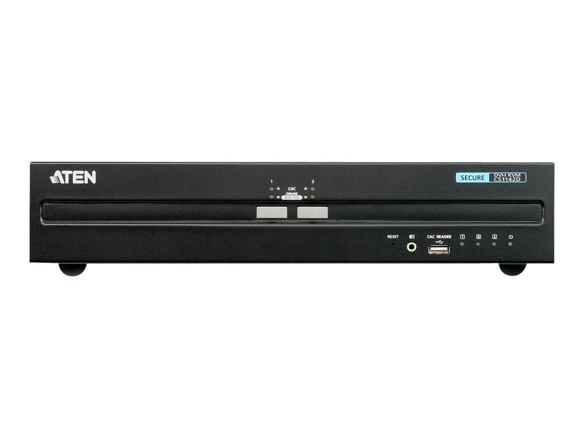 ATEN CS1142D - PSS PP v3.0 Compliant - KVM / audio switch - 2 ports