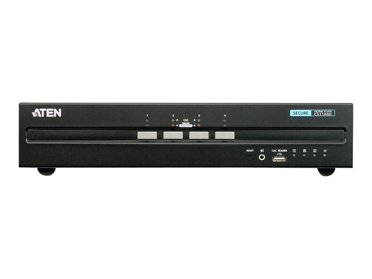 ATEN CS1144H - PSS PP v3.0 Compliant - KVM / audio switch - 4 ports