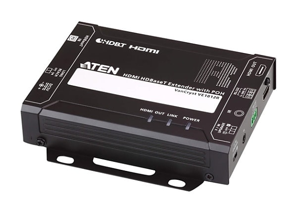 ATEN VanCryst VE1812R HDMI HDBaseT Receiver with POH - video/audio/infrared/serial extender - HDBaseT