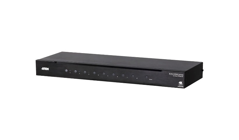 ATEN VS0801HB 8-Port True 4K HDMI Switch - video/audio switch - 8 ports - rack-mountable