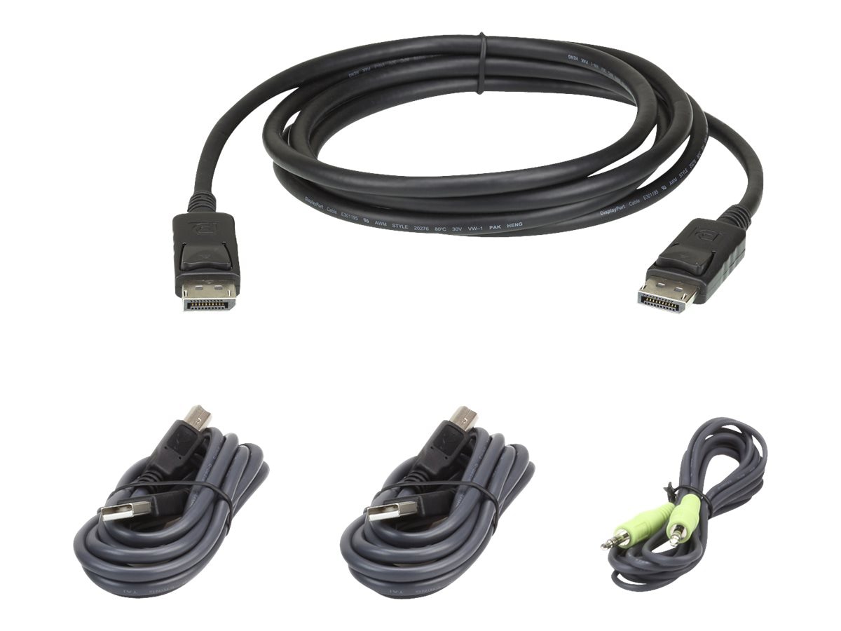 ATEN - keyboard / video / mouse (KVM) cable kit - TAA Compliant