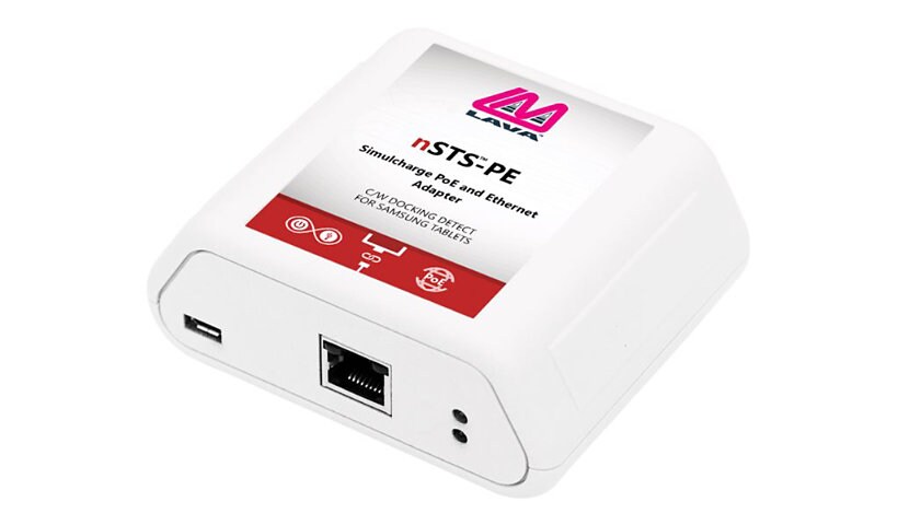Lava nSTS-PE - network adapter - USB - 10/100 Ethernet (PoE)